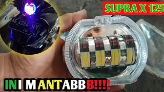 PEMASANGAN LAMPU BILLED PADA SUPRA X 125 TipsOtomotif23 [upl. by Eseerehs111]