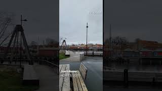 Scene around Simrishamn harbor in Sweden [upl. by Aerdnahs]