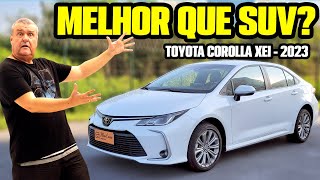 MAIS BARATO que FASTBACK ACABAMENTO TOP e NÃO QUEBRA TOYOTA COROLLA XEI 2023 Avaliação [upl. by Eiderf957]