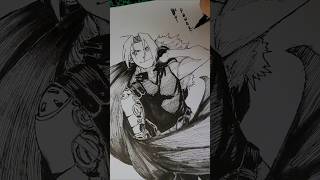 Fullmetal Alchemist Edward Elric youtubehighfive fanart animefanart anime [upl. by Gilus]