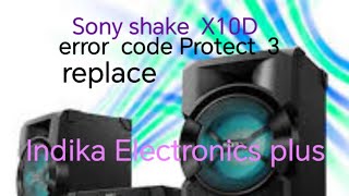 sony shake X10D error protect 3 repair [upl. by Kowatch]