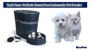 Tech Time  PetSafe Smart Feed Automatic Pet Feeder [upl. by Fritzie]