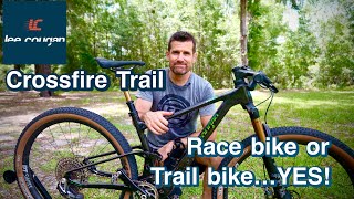 Lee Cougan Crossfire Trail Review Race bike or trail bikeits up to you [upl. by Yennej]