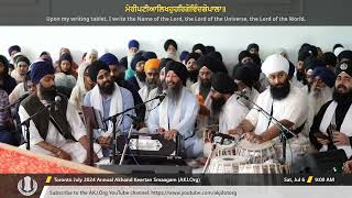 090 Bhai Jagpal Singh Jee Kanpur at Saturday AM Toronto July 2024 Annual Akhand Keertan Smaagam [upl. by Ibson]