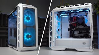 BEST AIRFLOW PC Case Fixes High Temps  COOLER MASTER H500M Review [upl. by Merkle914]