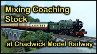 Mixing Coaching Stock at Chadwick Model Railway  160 [upl. by Mikiso]