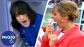 Top 10 Awkward Moments on The Great British Bake Off [upl. by Dekeles86]