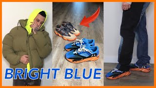 How I Tried To Style The YEEZY 700 Bright Blue [upl. by Infield]