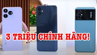 Top 3 điện thoại chính hãng giá 3 triệu đáng mua nhất bây giờ [upl. by Jacquetta157]