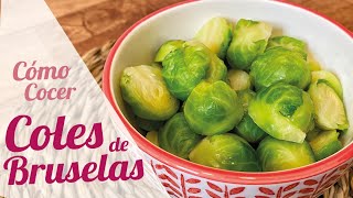 COMO COCER COLES DE BRUSELAS  Receta fácil y rápida [upl. by Isbel]