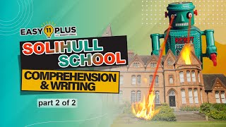 Solihull School English  Written Comprehension PART 22  Easy 11 Plus LIVE 127 [upl. by Sivaj]