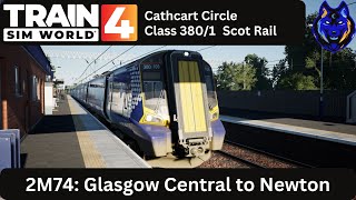 2M74 Driving a Scot Rail Class 3801 from Glasgow Central to Newton [upl. by Moretta54]