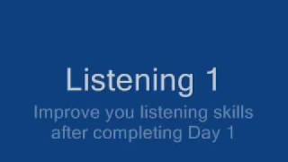 Learn Spanish in 20 daysDay 1 listening exercise [upl. by Rhoda30]