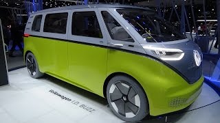 Concept Volkswagen I D Buzz  Exterior and Interior  Geneva Motor Show 2017 [upl. by Oram841]