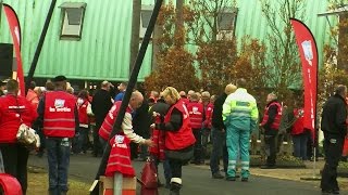 Massale protestactie sociale werkvoorziening in Veere [upl. by Torey112]