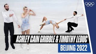 Ashley Cain Gribble and Timothy LeDuc skate to The White Crow at Beijing 2022 [upl. by Andaira112]