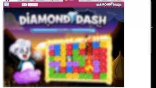 تهكير لعبة دايمن داش وايقاف الوقت Diamond Dash on Facebook [upl. by Nos]