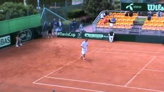 Gergely Madarasz wins 1st match vs Liechtenstein [upl. by Nari]