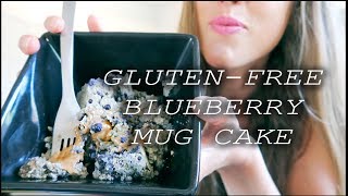 Blueberry Mug Cake  GLUTENFREE [upl. by Tima]