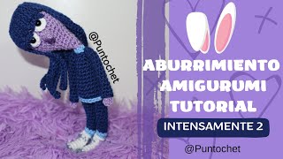 ABURRIMIENTO AMIGURUMI TUTORIAL  INTENSAMENTE 2  PUNTOCHET [upl. by Notxed]