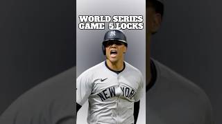 We are going to destroy the books with our game 5 World Series bets  mlb mlbbettingtips [upl. by Wiebmer]