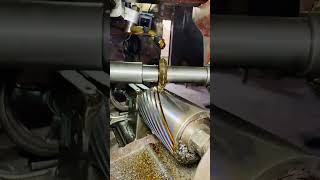 Helical shaft cutting on milling machine ghaniengineeringwork [upl. by Nager]