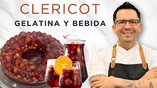 SANGRIA o CLERICOT en bebida o gelatina una vuelta de rosca al vino tinto [upl. by Narhem]