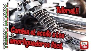 Cómo cambiar el aceite a los amortiguadores de tu coche RC  Turbohobbycom [upl. by Thierry]