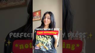 Best Birthday dress  styling dress for outing  fashion for the day fashion myntra meesho girls [upl. by Christabella]