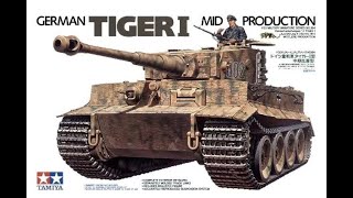 Tamiya 135 Tiger 1 Mid Production TankPlastic Kit Build amp Review [upl. by Roberto]