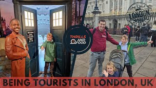 Being Tourists in London Madame Tussauds London Eye Leicester Square amp MORE [upl. by Avahc]