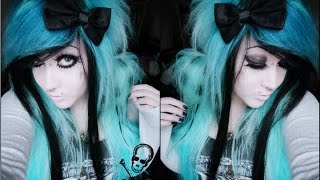 How to make quotemoscenequot pigtails with extensions hair tutorial [upl. by Aisinut]