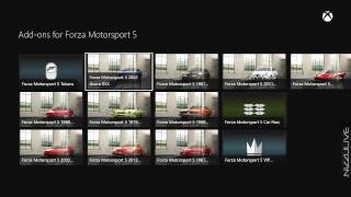 Xbox One Forza 5 Add Ons and Installing Games [upl. by Eelnayr]