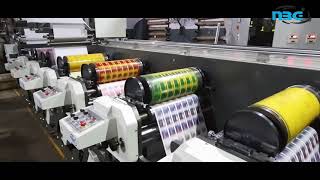 Narrow Web Flexo printing Machine  STARFlex 430 by NBG [upl. by Papageno]