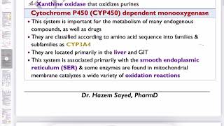 🔴 9 Metabolism Part 3 Cytochrome P450 Enzymes DrHazem Sayed [upl. by Aceber]