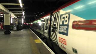 HD Virgin Trains Pendolino 390151 Arrives into Euston with new branding  241115 [upl. by Lorens]