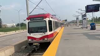 SD160 Enters Crowfoot Station During Stampede 2023 71423 [upl. by Mmada]