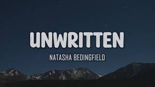 Natasha Bedingfield  Unwritten Lyrics [upl. by Aline]