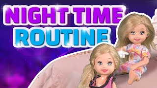 Barbie  The Twins Night Time Routine  Ep138 [upl. by Konstantine304]