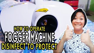 FOGGER MACHINE  1200 WATTS JOSON  STEP BY STEP OPERATION  HOW TO USE FOGGER MACHINE  CLEANING [upl. by Alysoun]