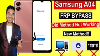 Samsung A04 SMA045F FRP Bypass Google Account Android 13 Done 10000 A04s frp bypass [upl. by Damian]