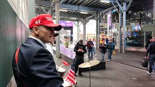 Busking for Freedom in Times Square [upl. by Mayne411]