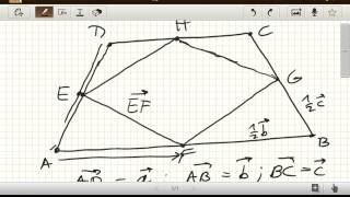 Beweis mit der Vektorgeometrie Das Parallelogramm [upl. by Yekcir]