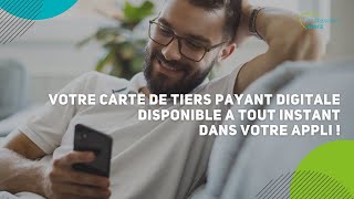 Votre carte de tiers payant digitale disponible a tout moment dans votre appli Intérimaires Santé [upl. by Merline]