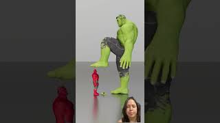 Hulk Vermelho vs Hulk Verde  Marvel Animation  Challenge Target shorts [upl. by Midge]