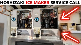 HVACR Hoshizaki Ice Maker Service Call Hoshizaki Troubleshooting And Repair Water Supply Line [upl. by Aicek]