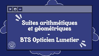 Suites arithmétiques et géométriques  BTS [upl. by Onaireves]