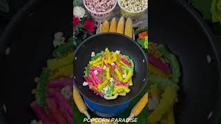 POPCORN PARADISE WITH LONG SNACKS corn popcorn shorts youtubeshorts [upl. by Soilisav]