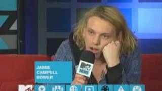 Jamie Campbell Bower Answers Fan Tweets on MTV [upl. by Ettenwahs781]