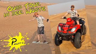 Wüstentour mit Quad amp Kamelen  Dubai Reise Teil 3 [upl. by Earazed]